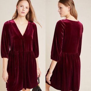 Anthro/Amadi Greta Velvet Dress, Sz M, NWT